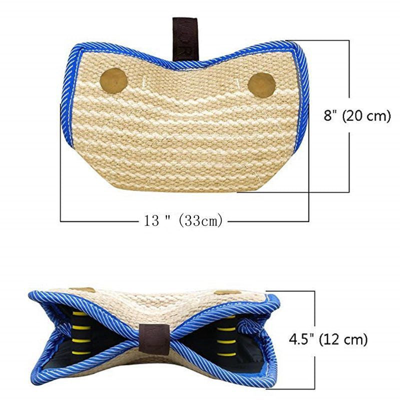 Durable Bite Dog Bite Pillow 2 Handle